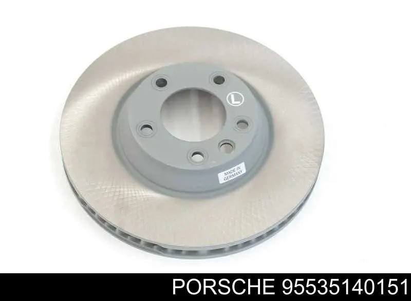 95535140151 Porsche disco do freio dianteiro