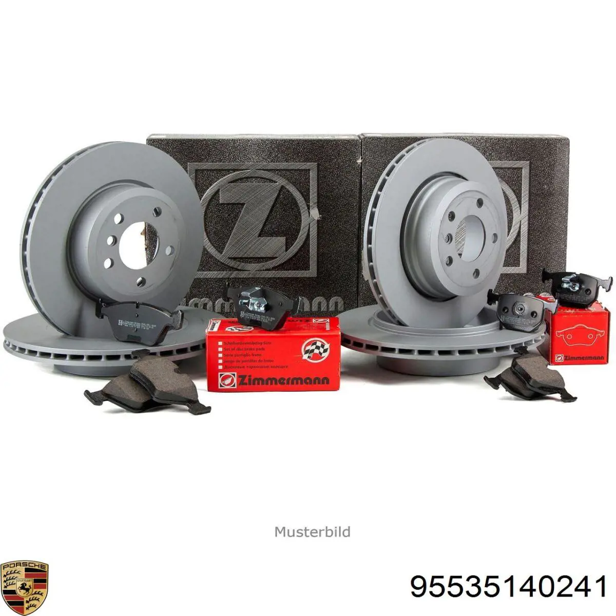 Купить 95535140241 Porsche Ротор тормозной