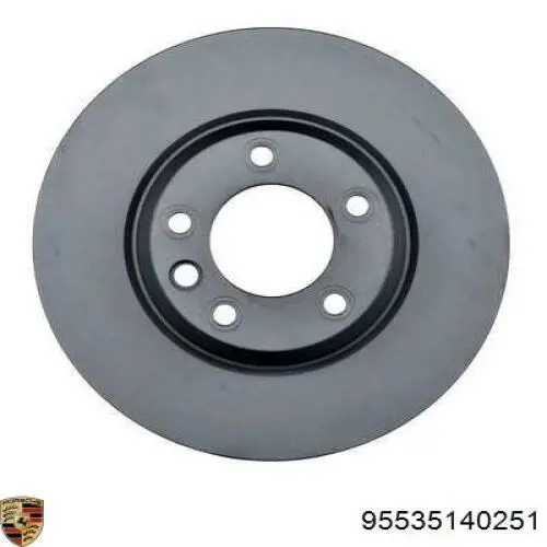Купить 95535140251 Porsche Ротор тормозной