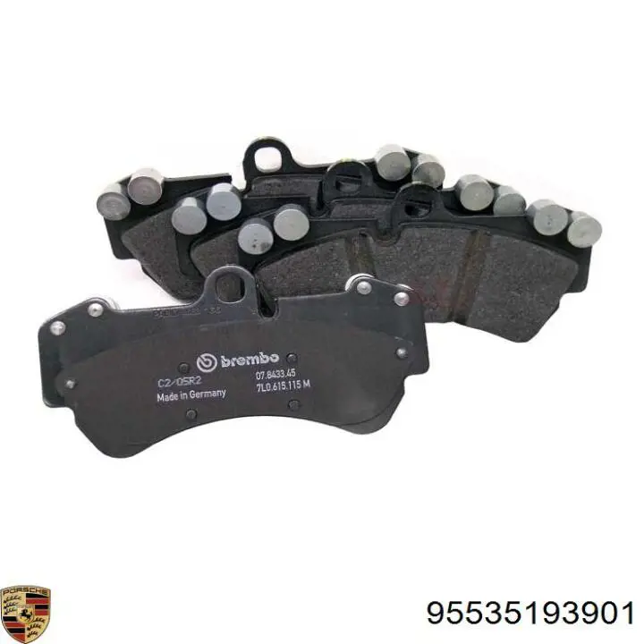 Колодки Porsche 95535193901 цена, от 57.67 USD