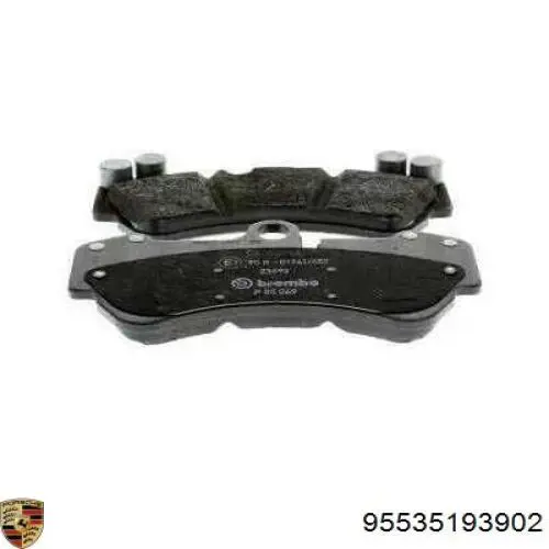 Купить 95535193902 Porsche Колодки тормозные