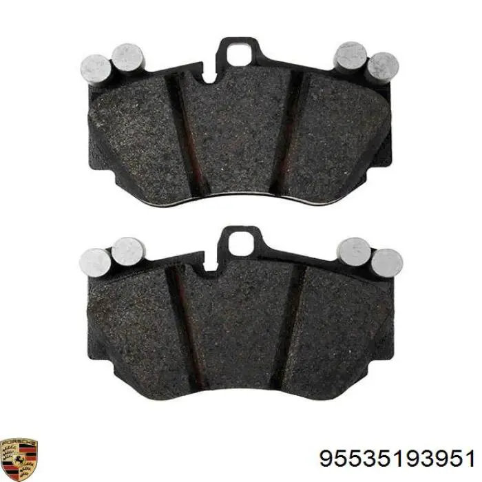 Колодки Porsche 95535193951 цена, от 79.97 USD