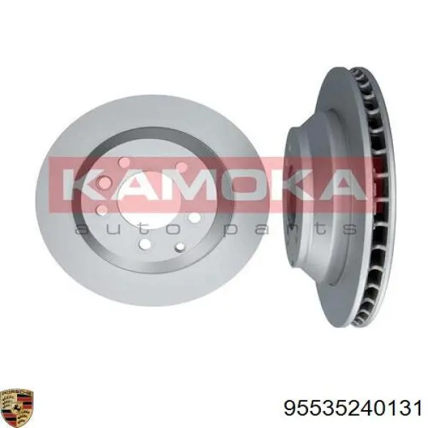 Задний тормозной диск Porsche 95535240131 цена, от 76.41 USD