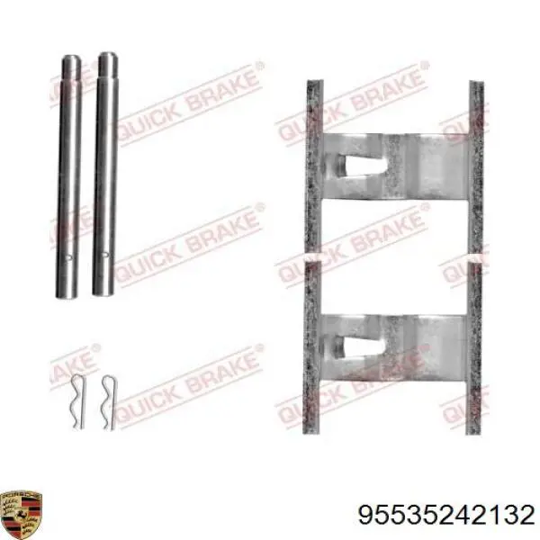 Задний левый суппорт Porsche 95535242132 цена, от 28.25 USD