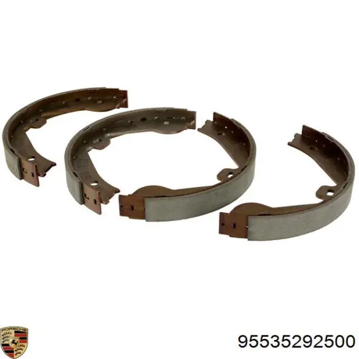 Купить 95535292500 Porsche Колодки ручника/стояночного тормоза