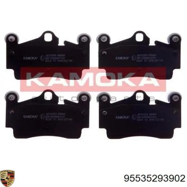 Колодки дисковые  Porsche 95535293902 цена, от 66.12 USD
