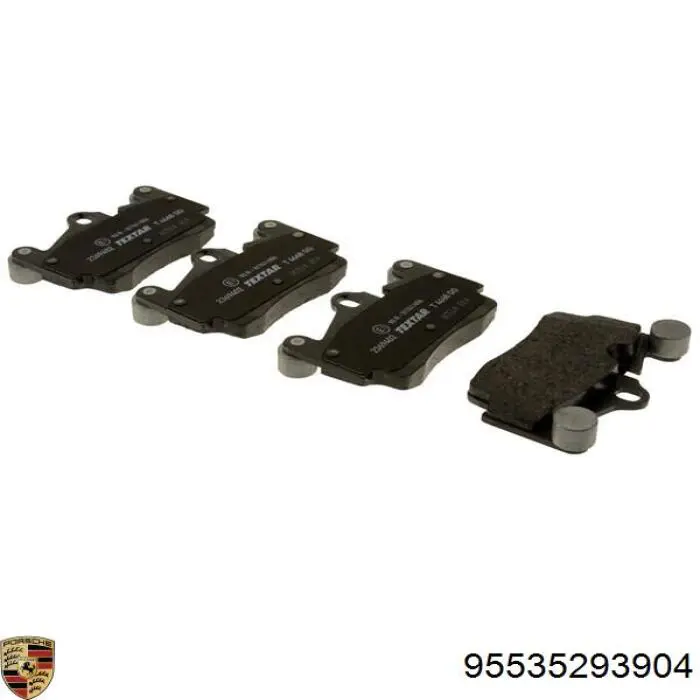 Колодки дисковые  Porsche 95535293904 цена, от 241.40 USD
