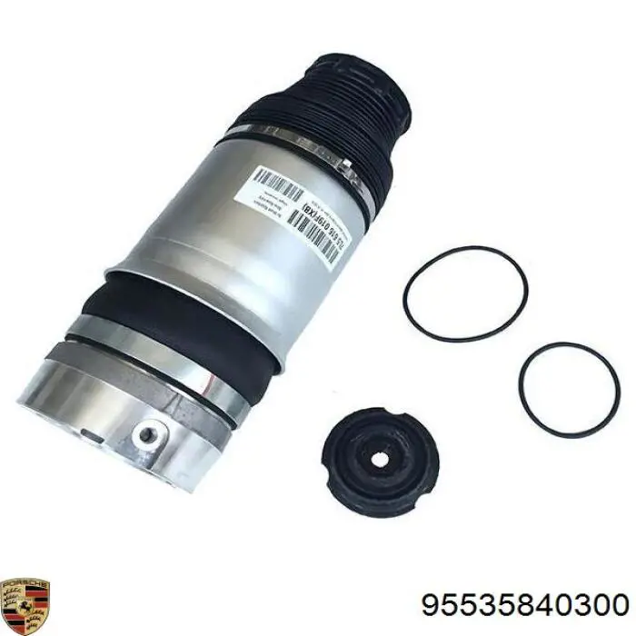 95535840300 Porsche coxim pneumático (suspensão de lâminas pneumática do eixo dianteiro)