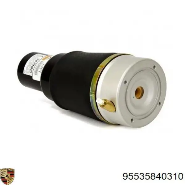 95535840310 Porsche coxim pneumático (suspensão de lâminas pneumática do eixo dianteiro)