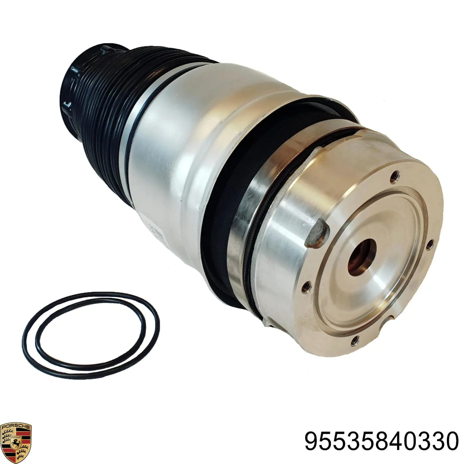 95535840330 Porsche coxim pneumático (suspensão de lâminas pneumática do eixo dianteiro)