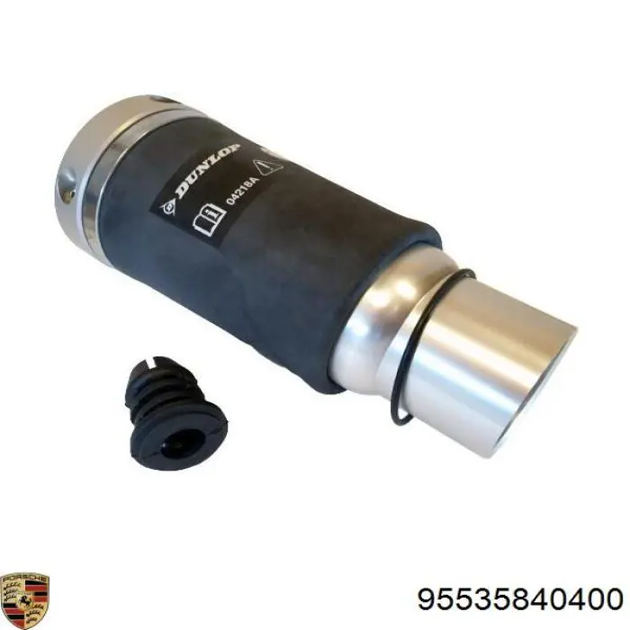 95535840400 Porsche coxim pneumático (suspensão de lâminas pneumática do eixo dianteiro)