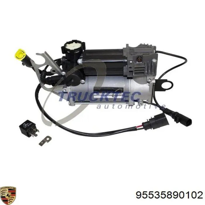 95535890102 Porsche compressor de bombeio pneumático (de amortecedores)