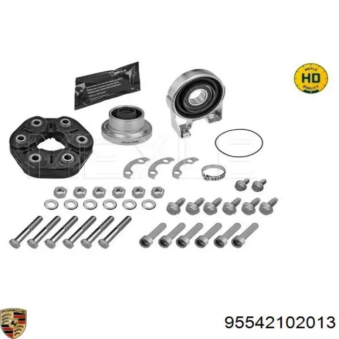 Вал карданный задний в сборе Porsche 95542102013 цена, от 202.71 USD