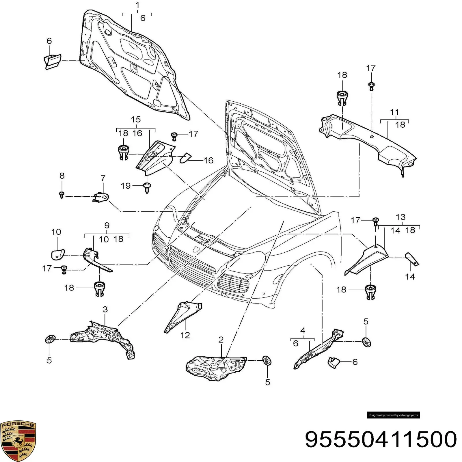 95550411500 Porsche 