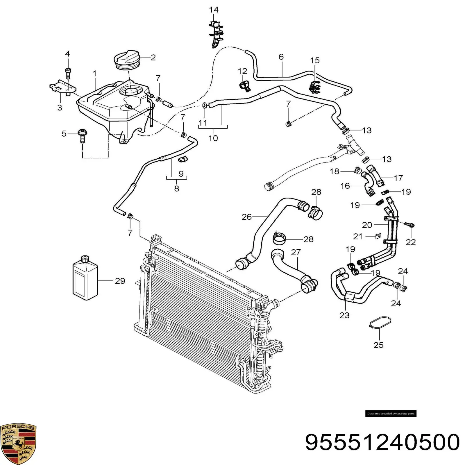  Porsche 95551240500 цена, от 2.18 USD