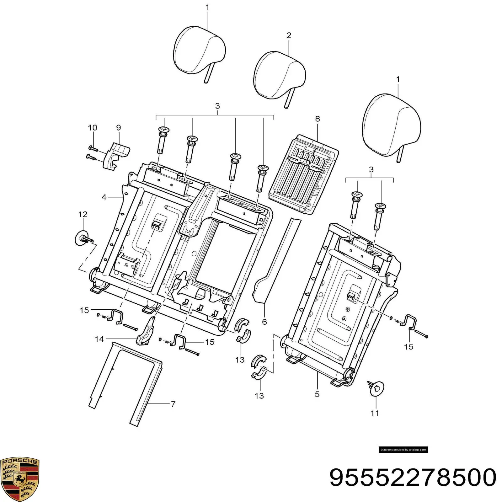 95552278500 Porsche 