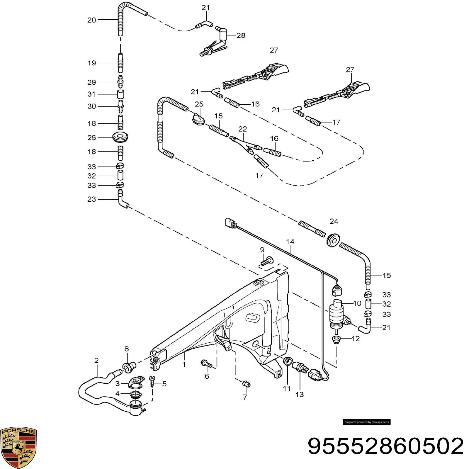  95552860502 Porsche