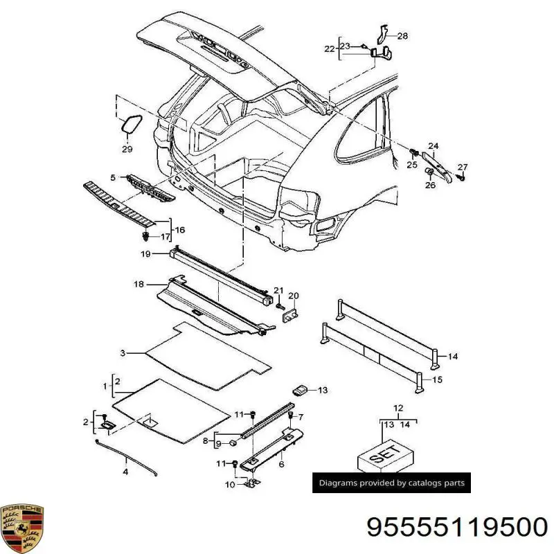 95555119500 Porsche 