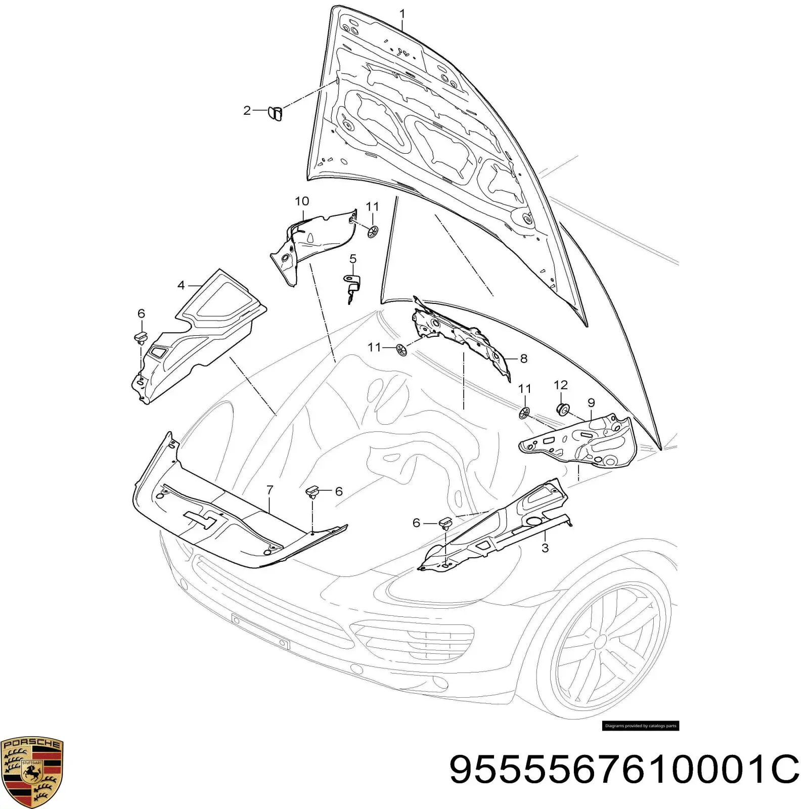  Porsche 9555567610001C цена, от 0.64 USD