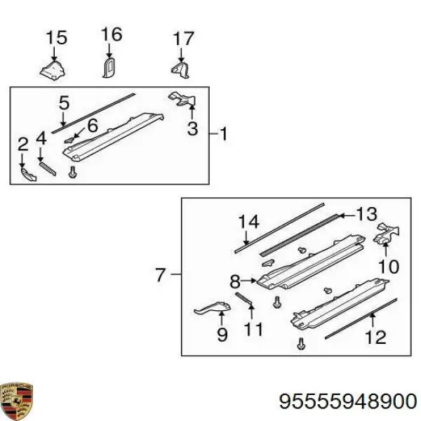 95555948900 Porsche 