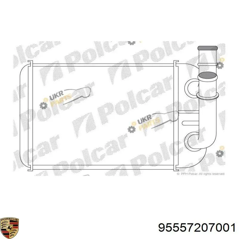 Радиатор печки (отопителя) задний NRF 54461 цена, от 54.06 USD