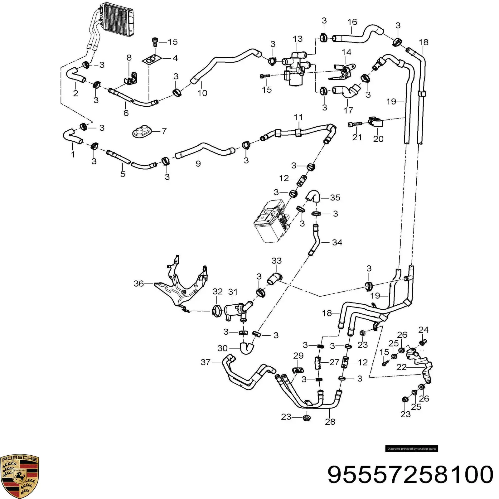 95557258100 Porsche 