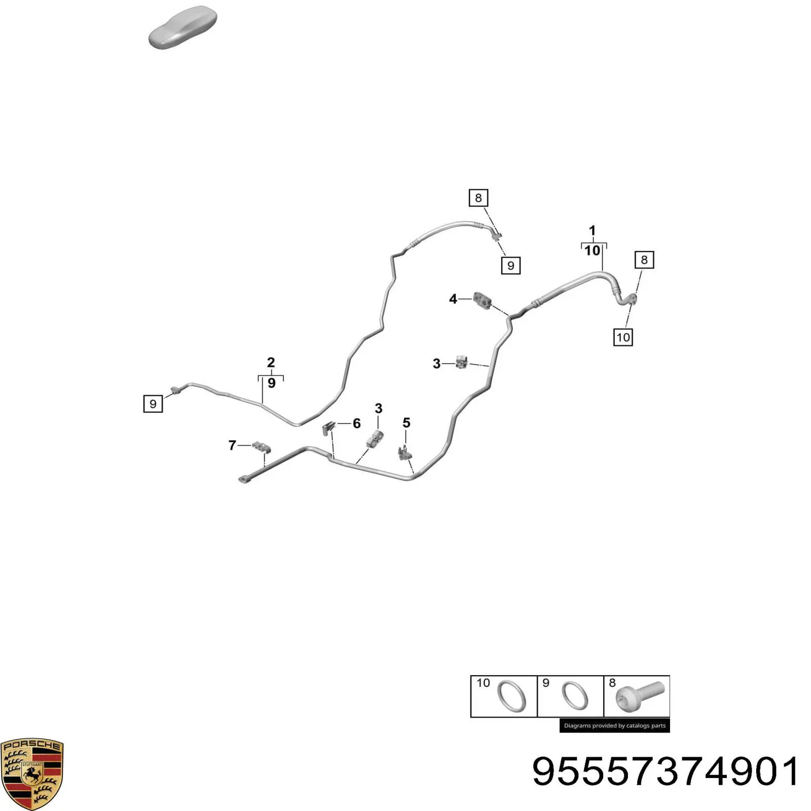  Porsche 95557374901 цена, от 13.50 USD