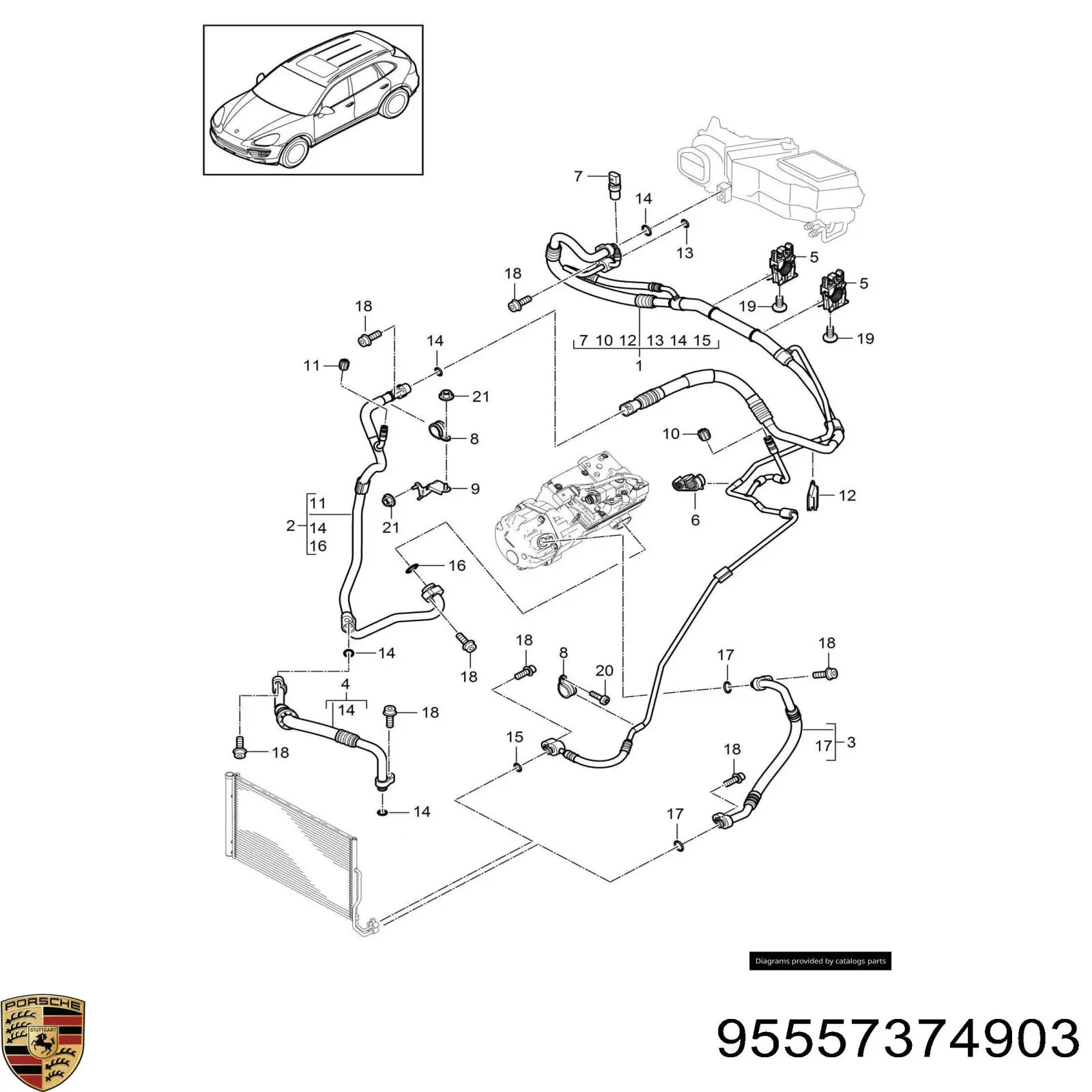  Porsche 95557374903 цена, от 11.57 USD