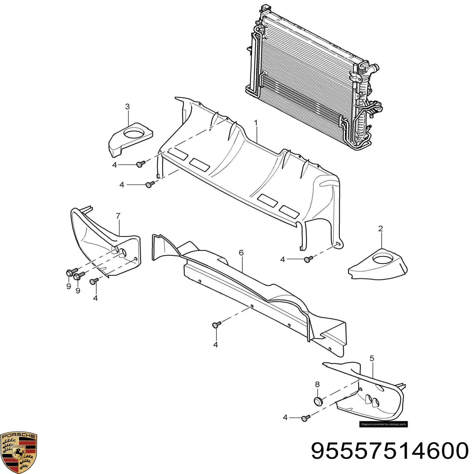 95557514600 Porsche 