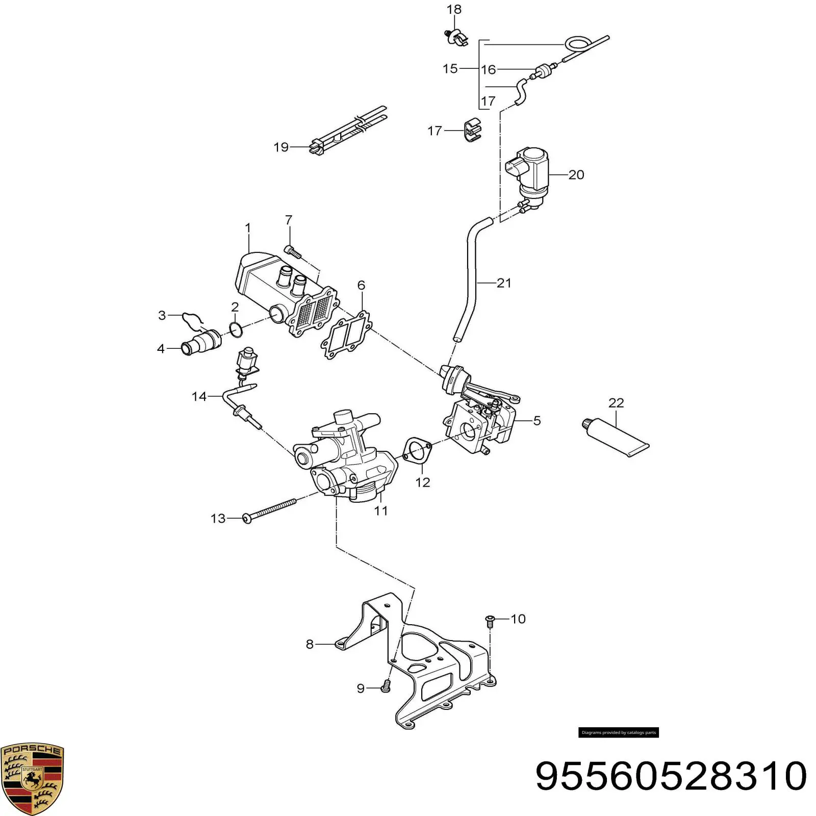 95560528310 Porsche 