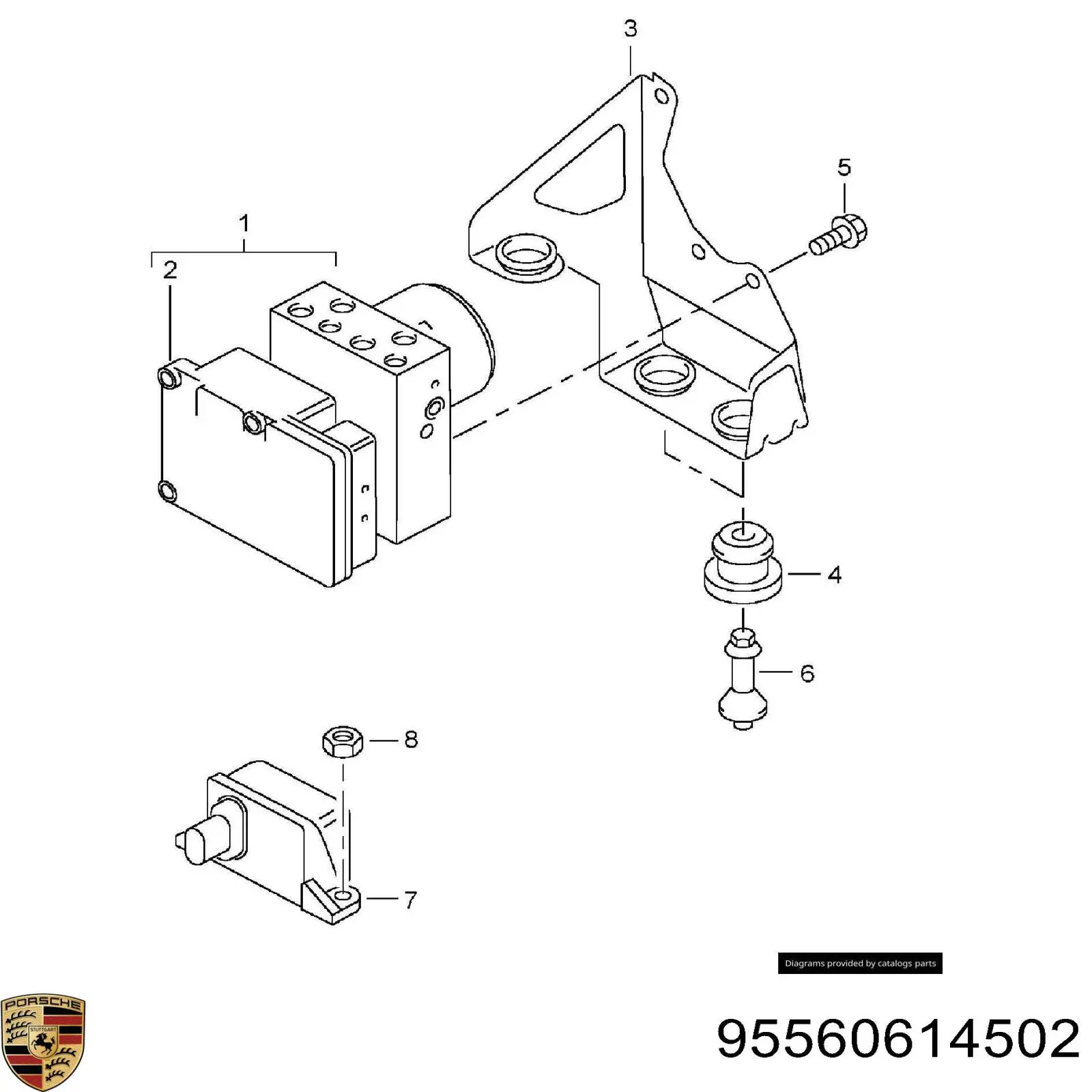  95560614502 Porsche