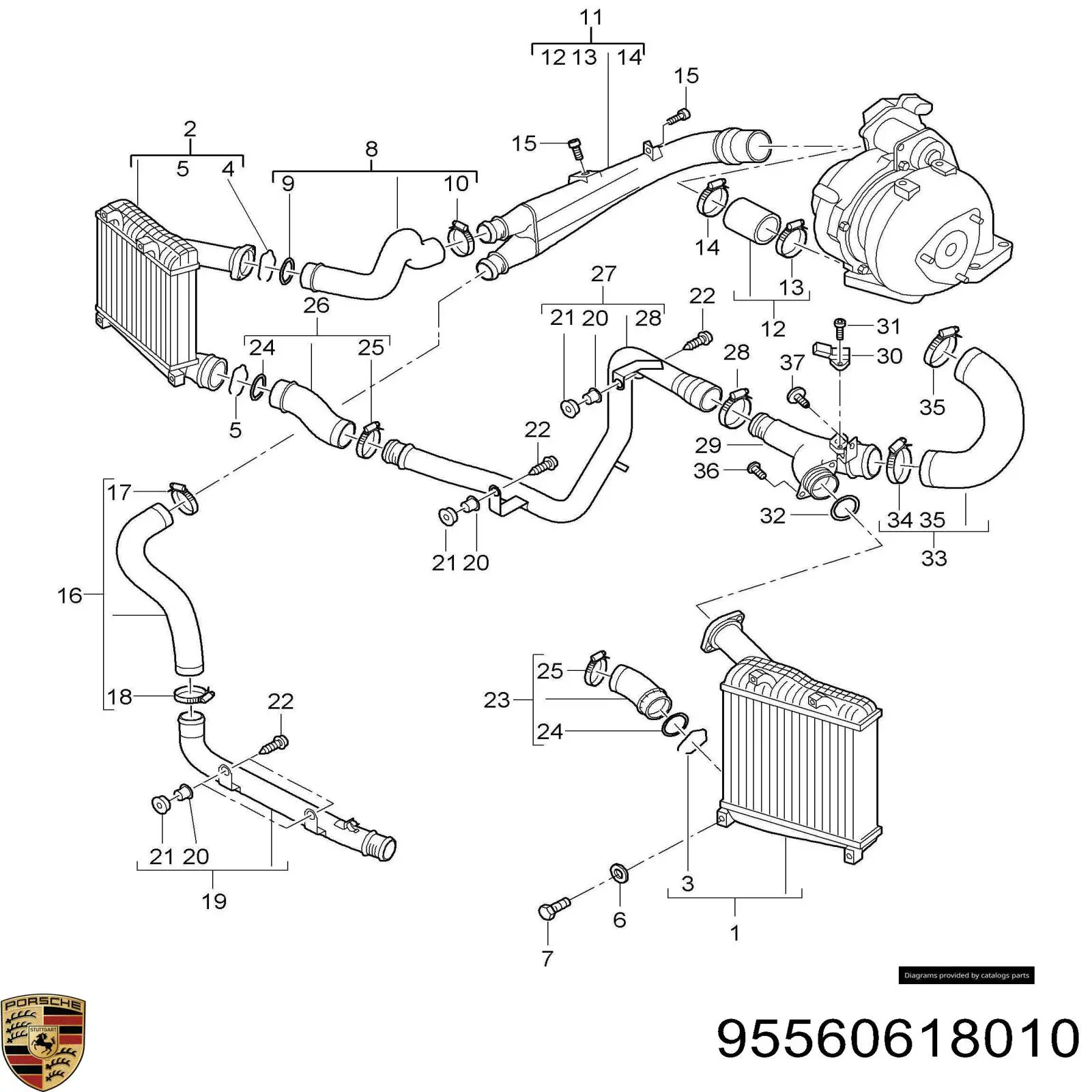 Датчик абсолютного давления в коллекторе Porsche 95560618010 цена, от 12.67 USD