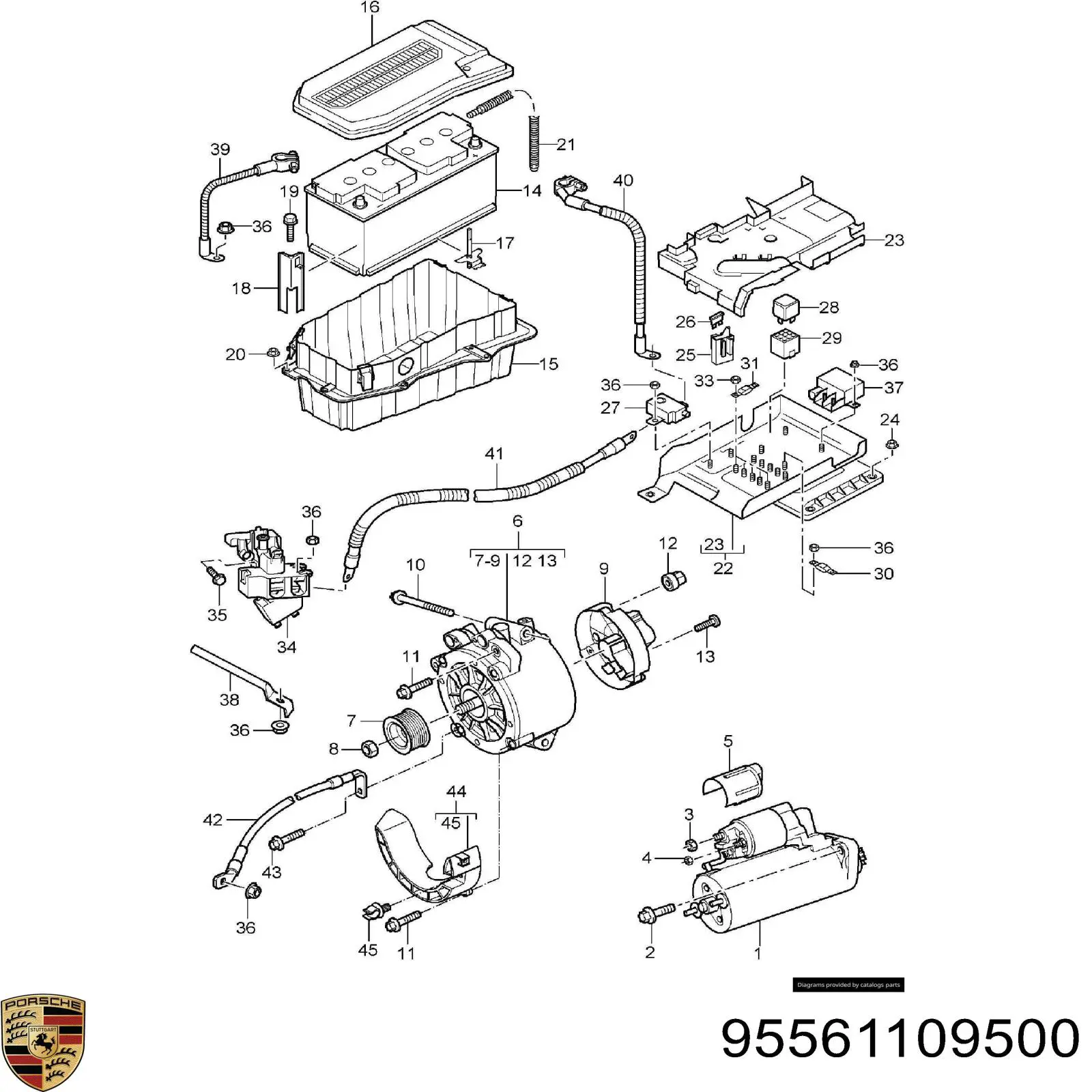 95561109500 Porsche 