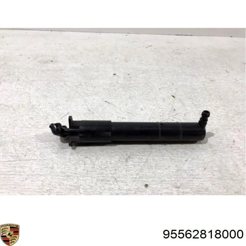 95562818000 Porsche suporte do injetor de fluido para lavador das luzes (cilindro de elevação)