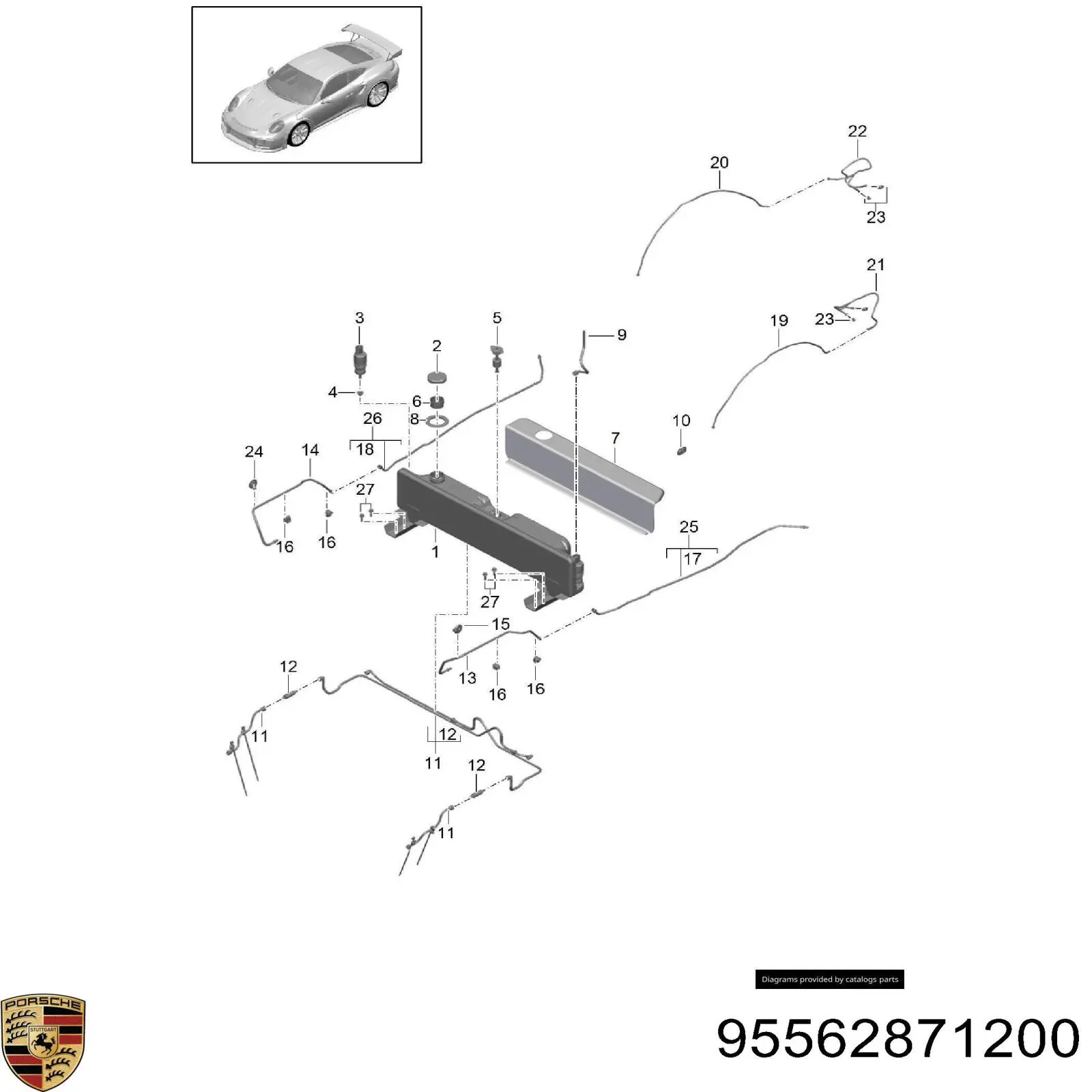 Купить 95562871200 Porsche 