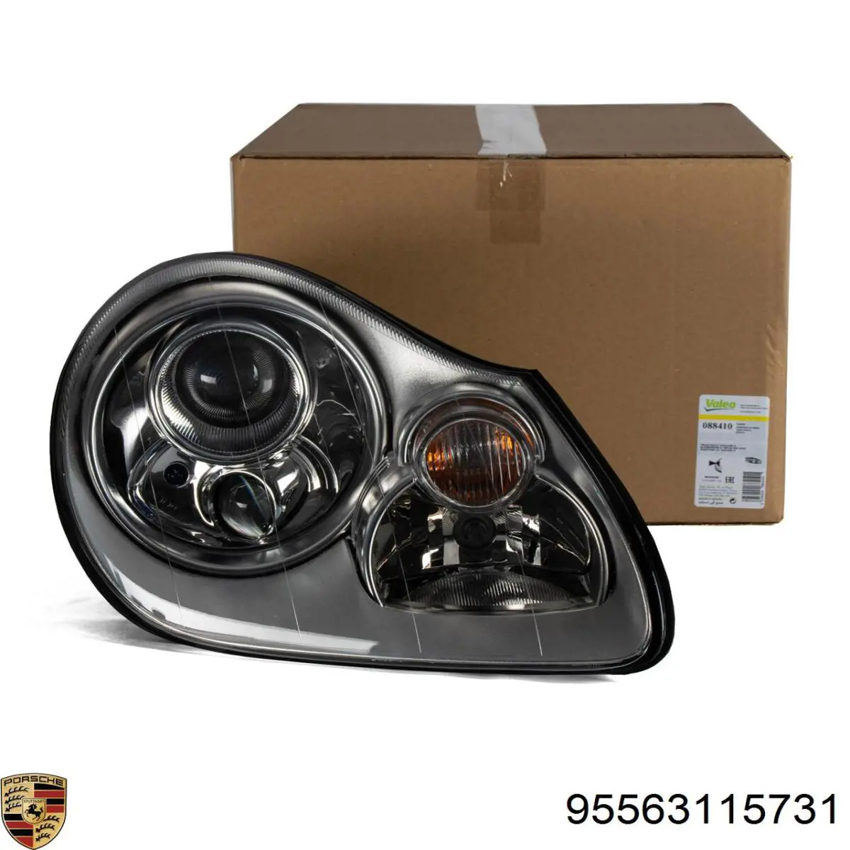 Левая фара 95563115730 Porsche