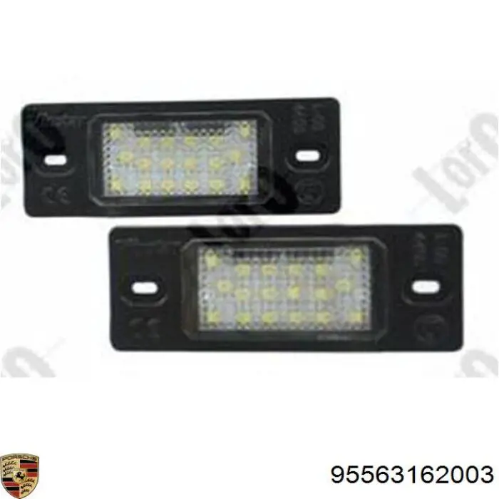 Фонарь подсветки заднего номера Porsche 95563162003 цена, от 17.32 USD
