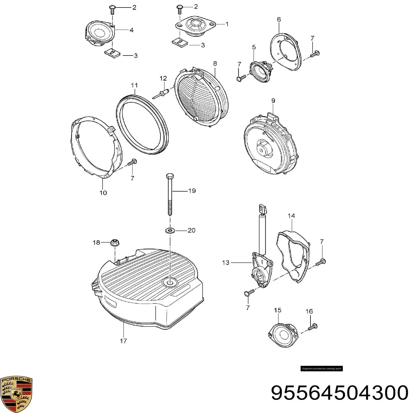 95564504300 Porsche 