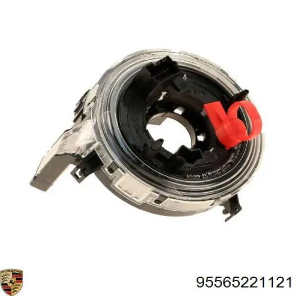 95565221121 Porsche кольцо airbag контактное, шлейф руля