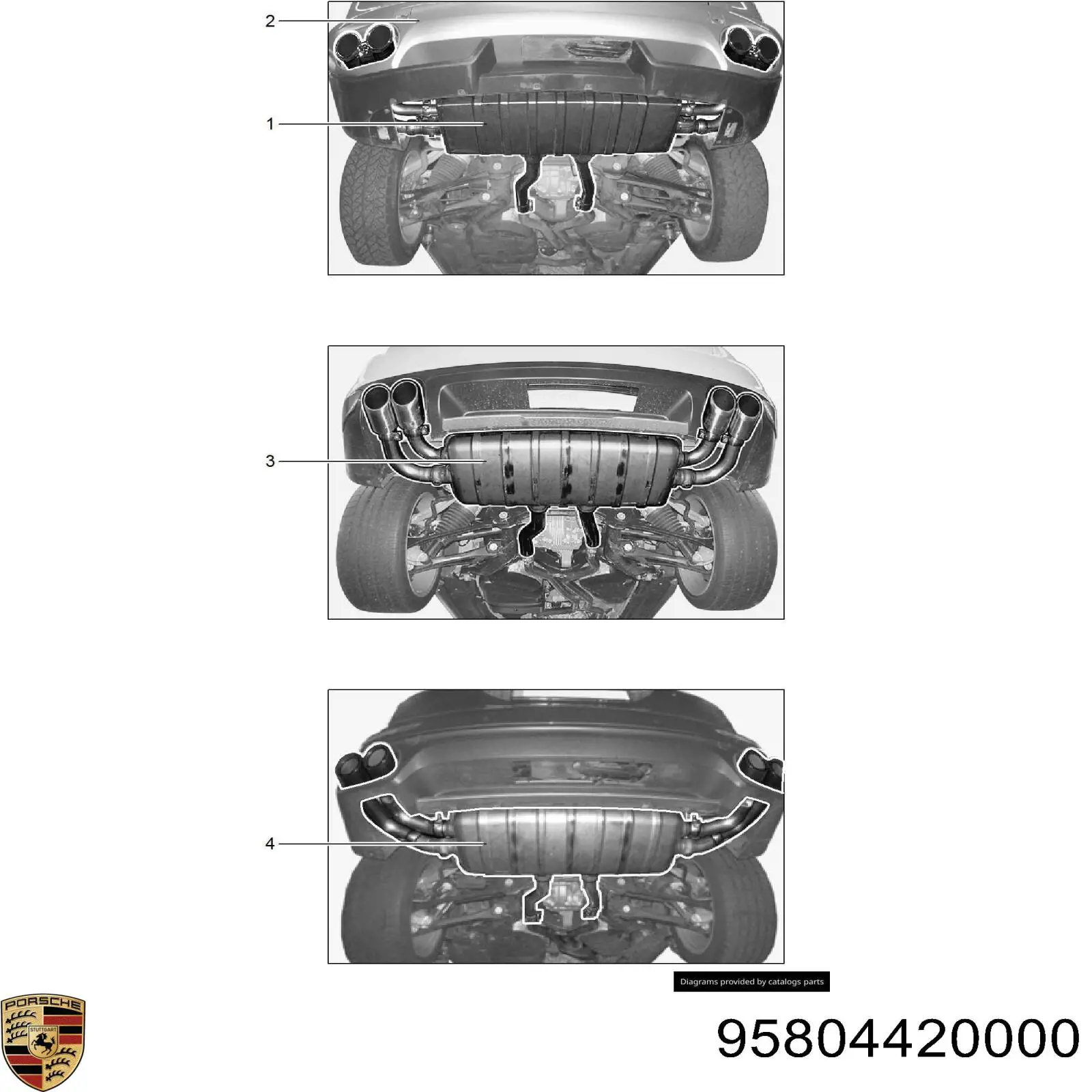  Porsche 95804420000 цена, от 4505.90 USD