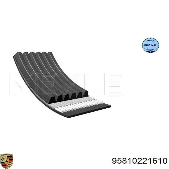 Клиновый ремень Porsche 95810221610 цена, от 27.46 USD