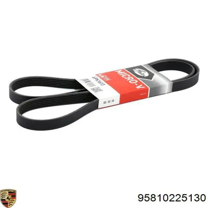 Клиновый ремень Porsche 95810225130 цена, от 13.56 USD