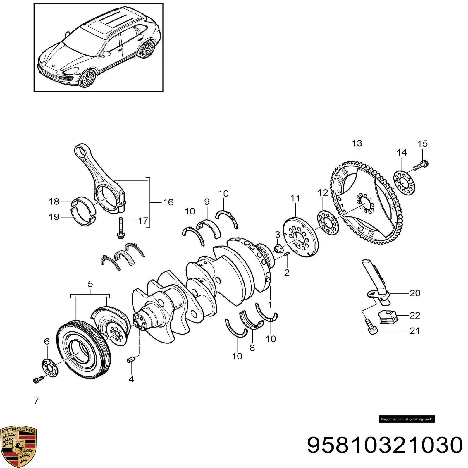  95810321030 Porsche