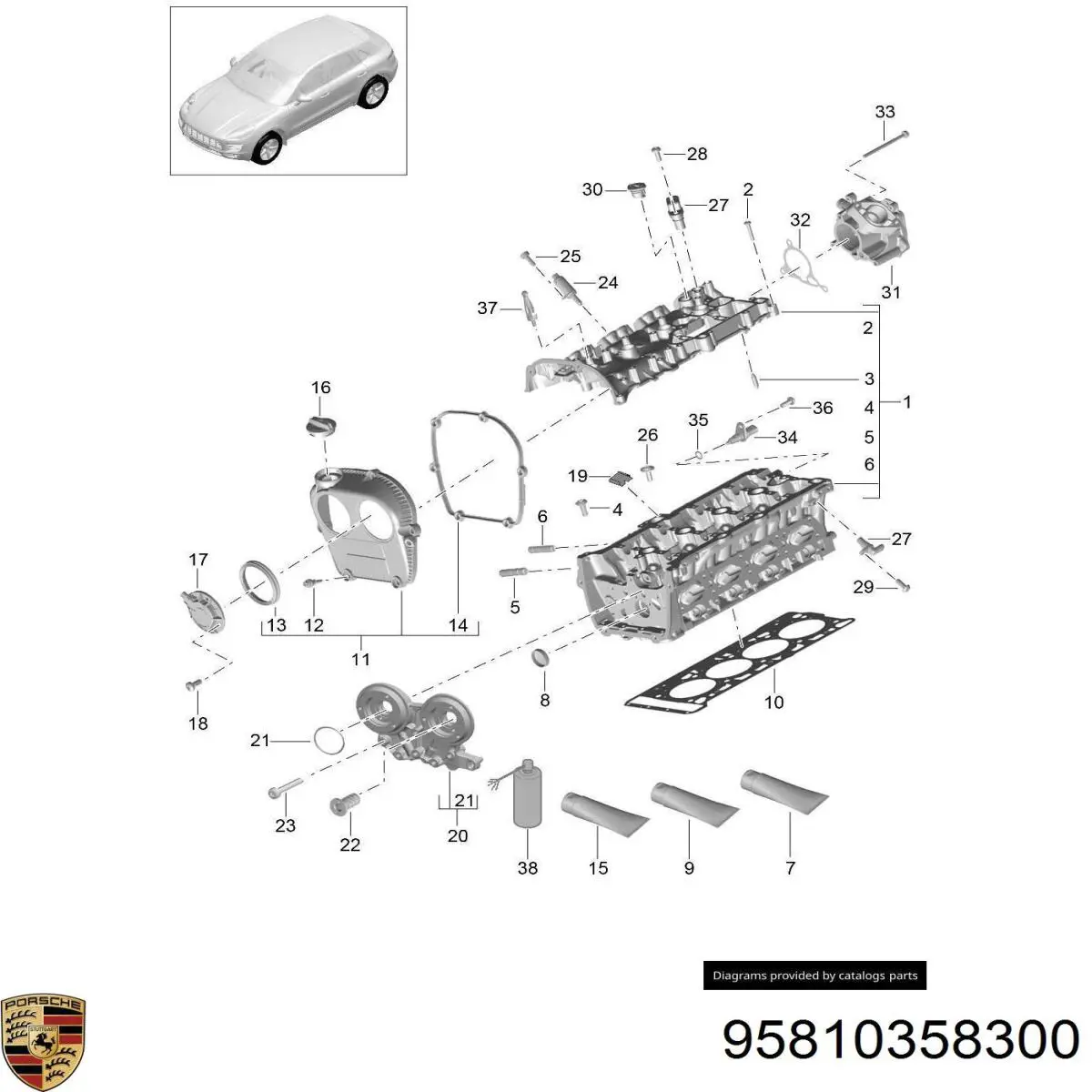 95810358300 Porsche 