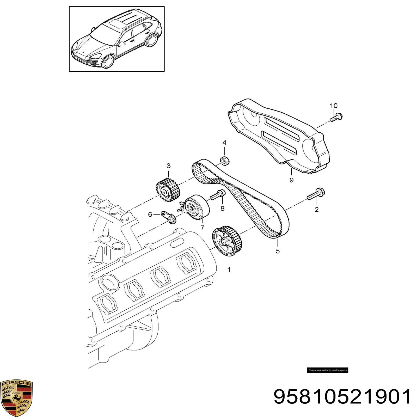 95810521901 Porsche 