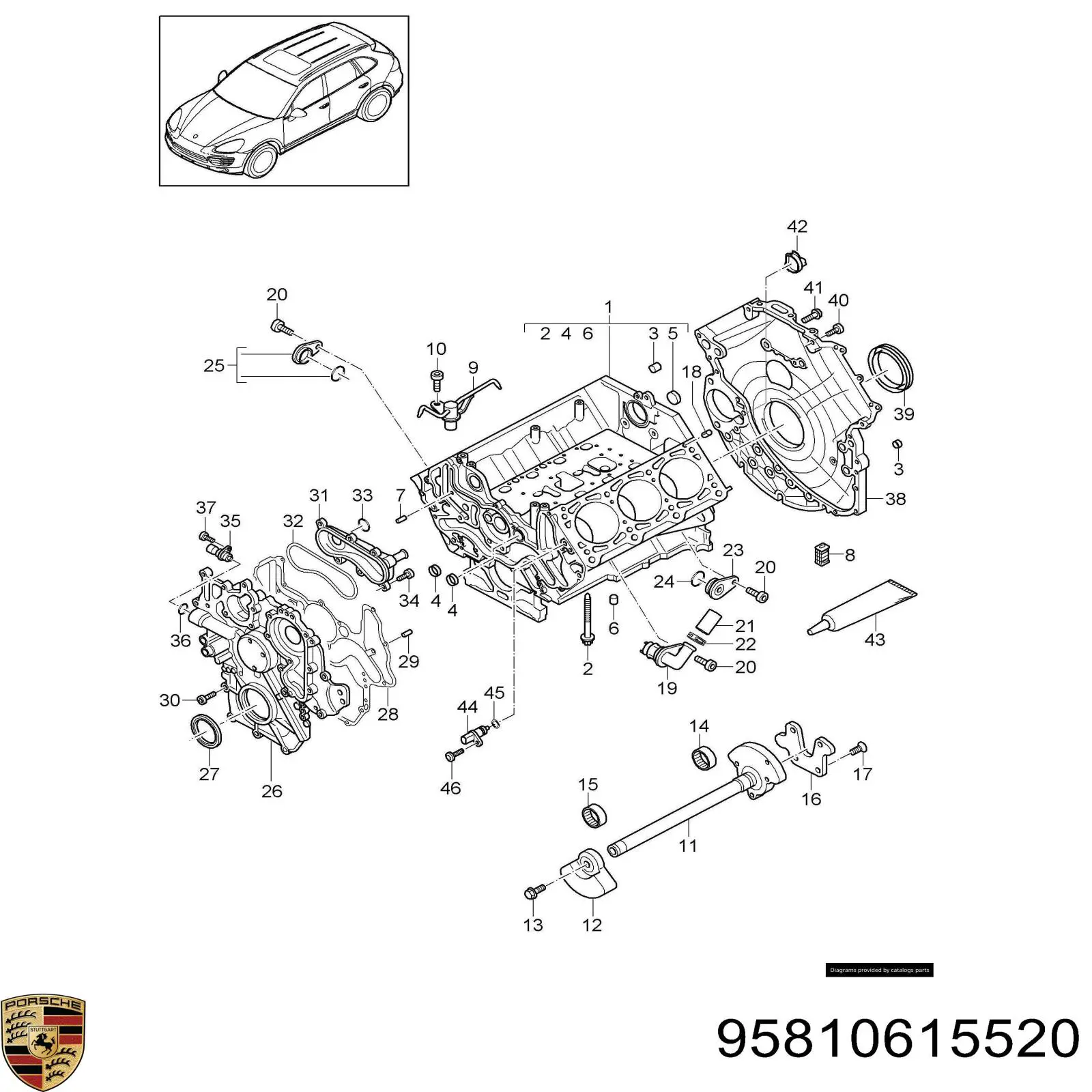  95810615520 Porsche