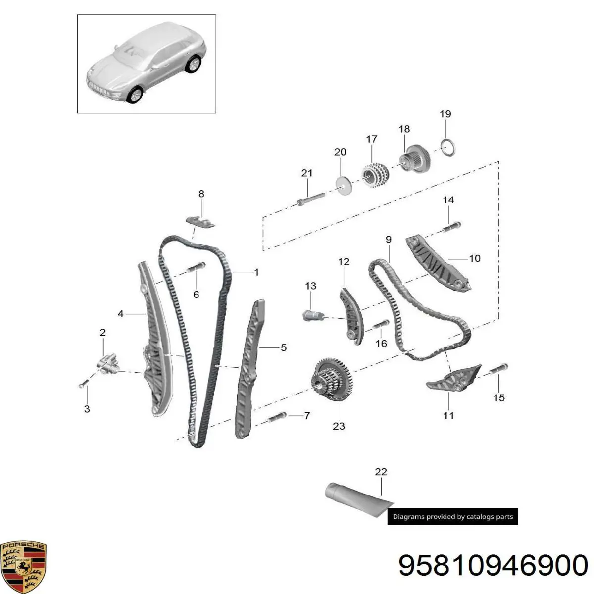 95810946900 Porsche 
