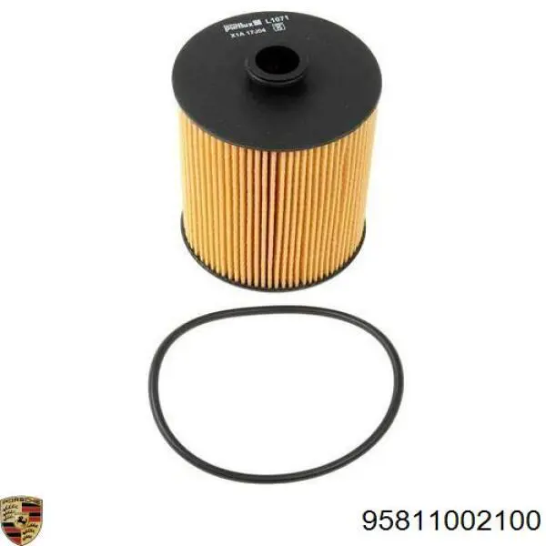 Купить 95811002100 Porsche Корпус воздушного фильтра
