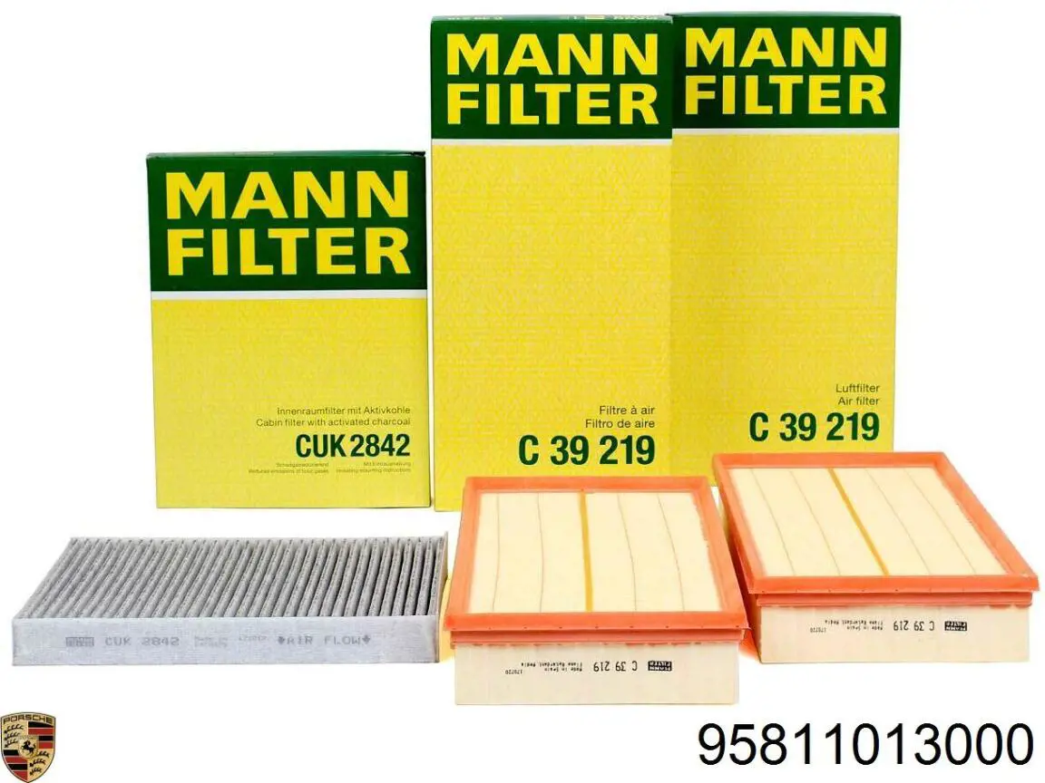 Воздушный фильтр 95811013000 Porsche