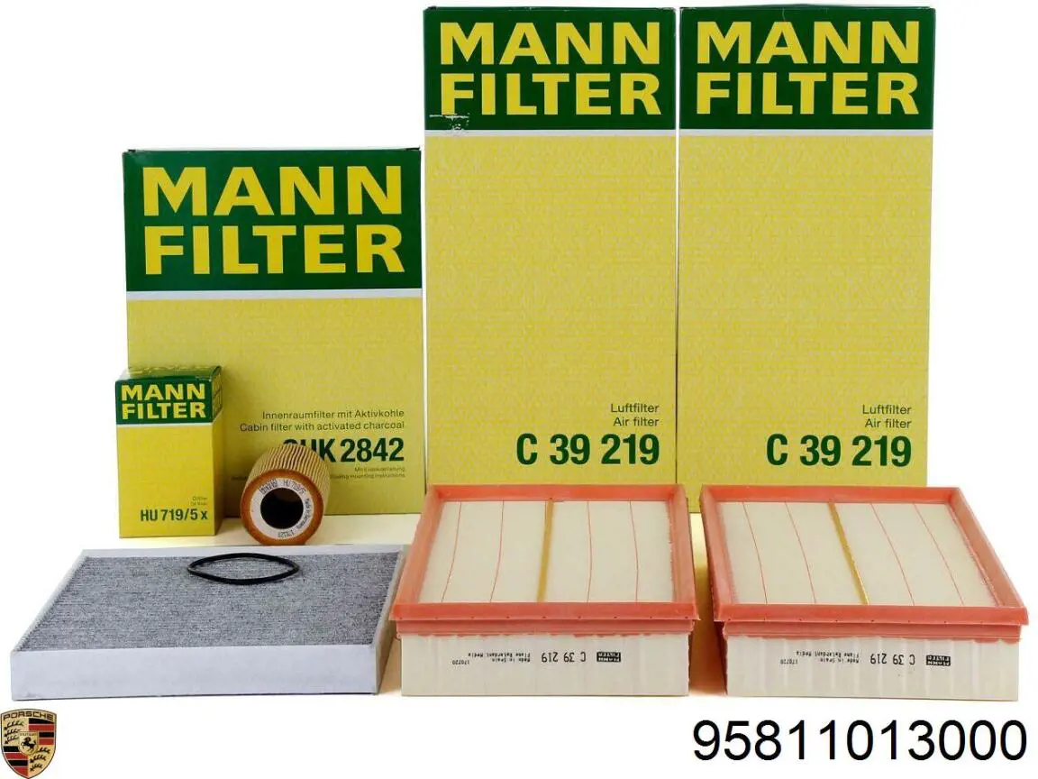 Купить 95811013000 Porsche Автомобильный фильтр воздуха